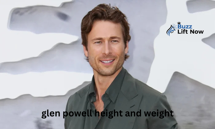 glen powell height and weight